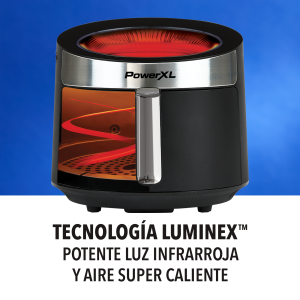 Tecnologia Luminex Potente Luz Infrarroja y aire super caliente