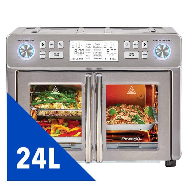 Horno y freidora de aire SMARTSYNX™ DUPLEX PowerXL DE 24L